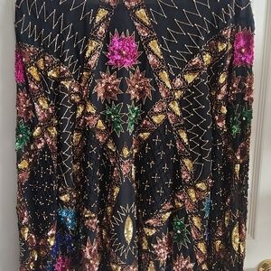 Colorful Embellished Skirt